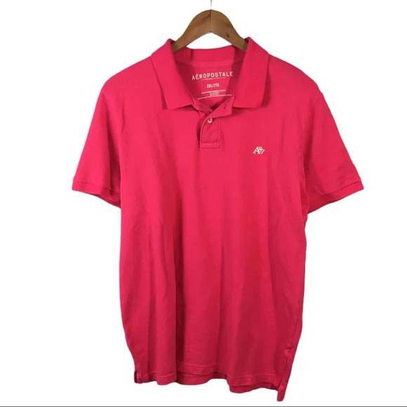 Aeropostale Other - PO377 Aeropostale Aero Pink Preppy Polo Shirt XXL